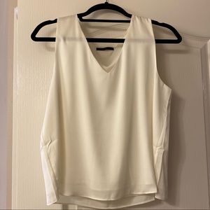 Quince Washable Silk V Neck Tank